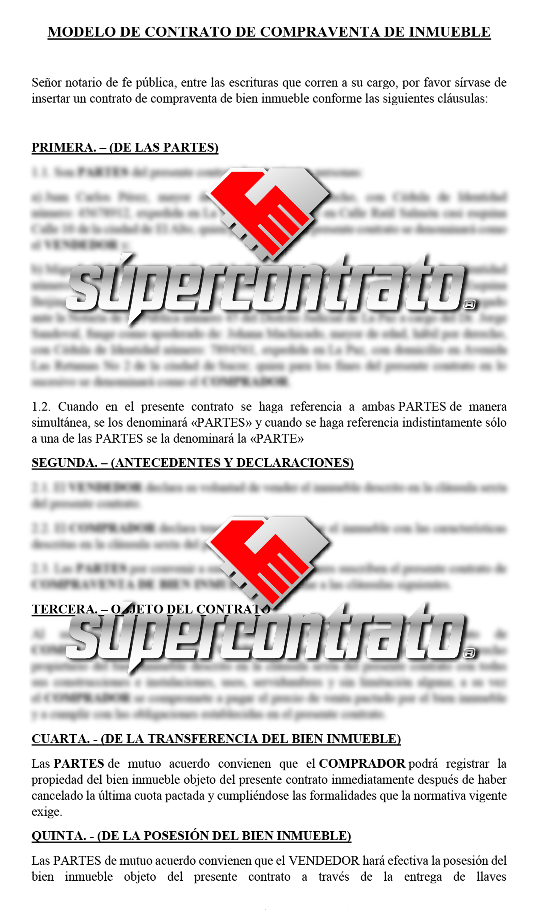 Redacción de contratos para compraventa de vehículos en Bolivia