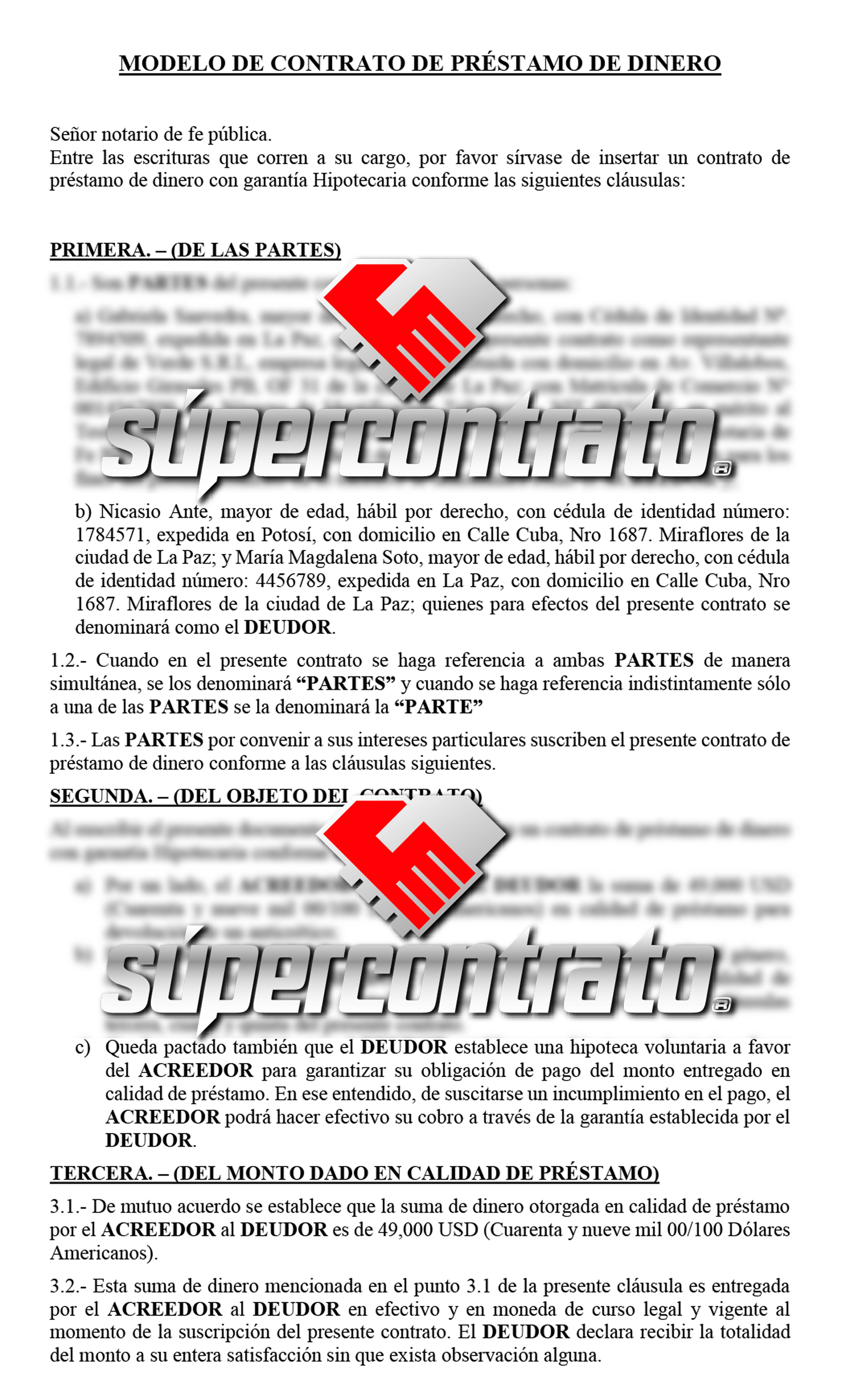 Redacción de contratos para compraventa de vehículos en Bolivia