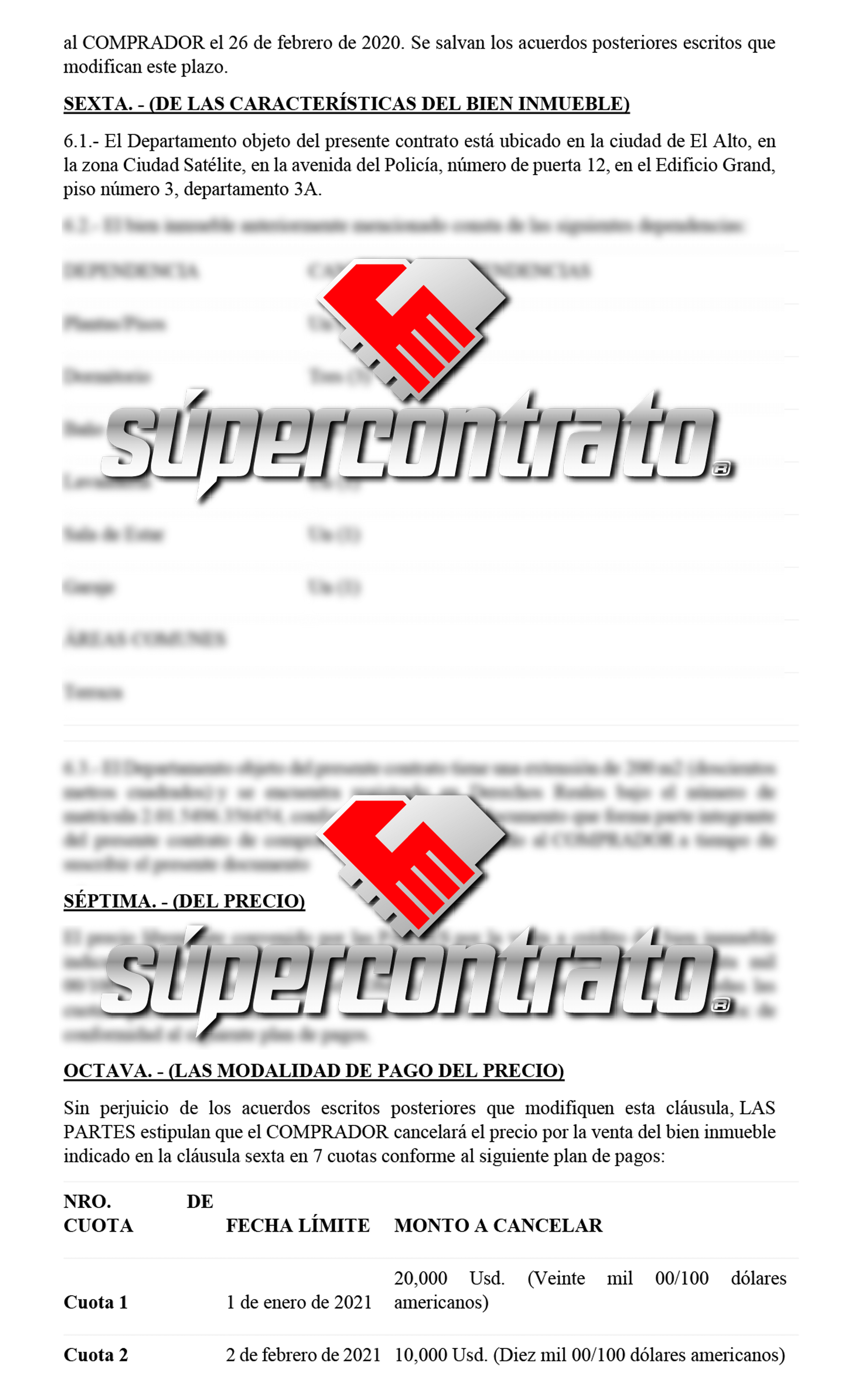 Redacción de contratos para compraventa de vehículos en Bolivia