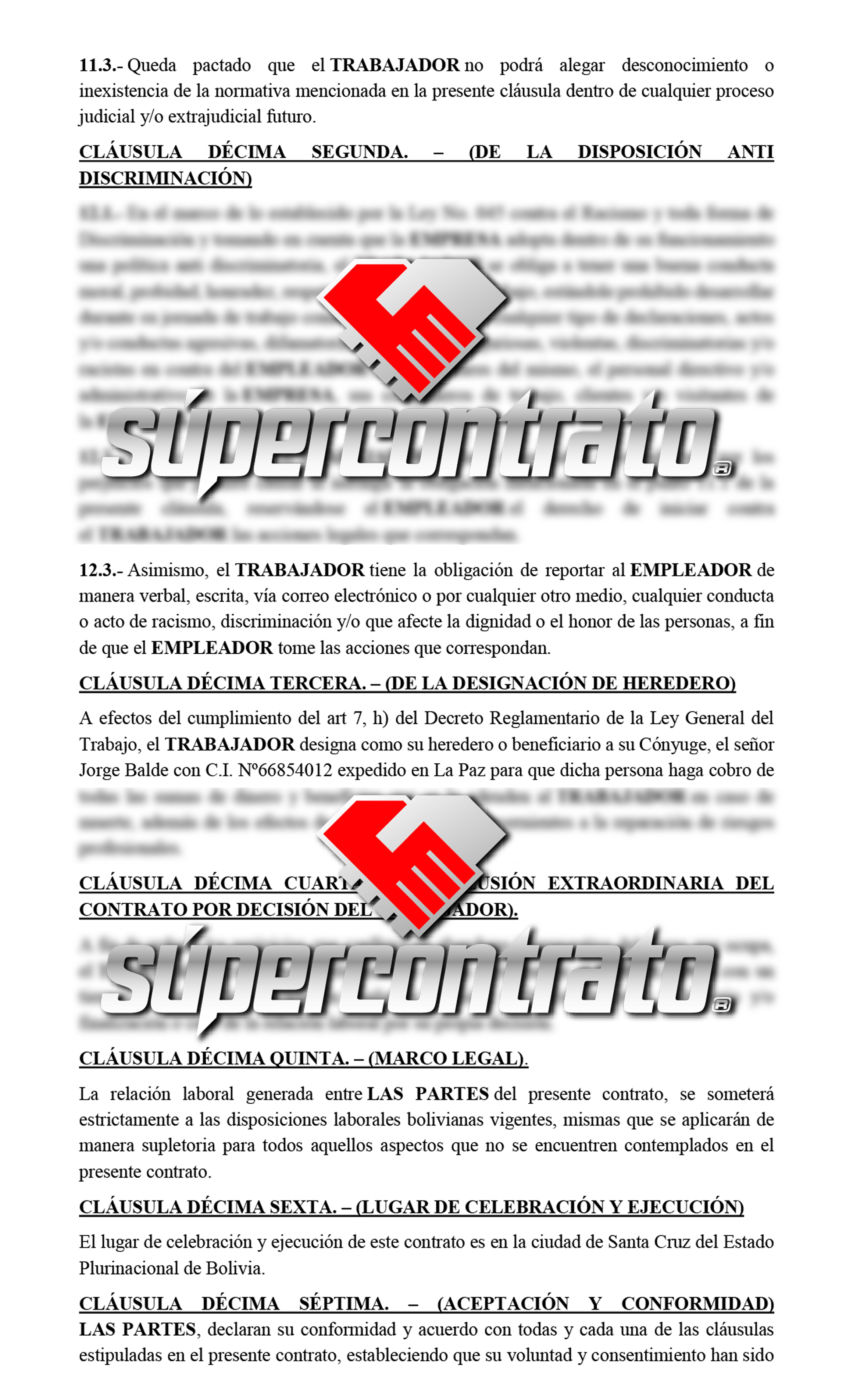 Redacción de contratos para compraventa de vehículos en Bolivia