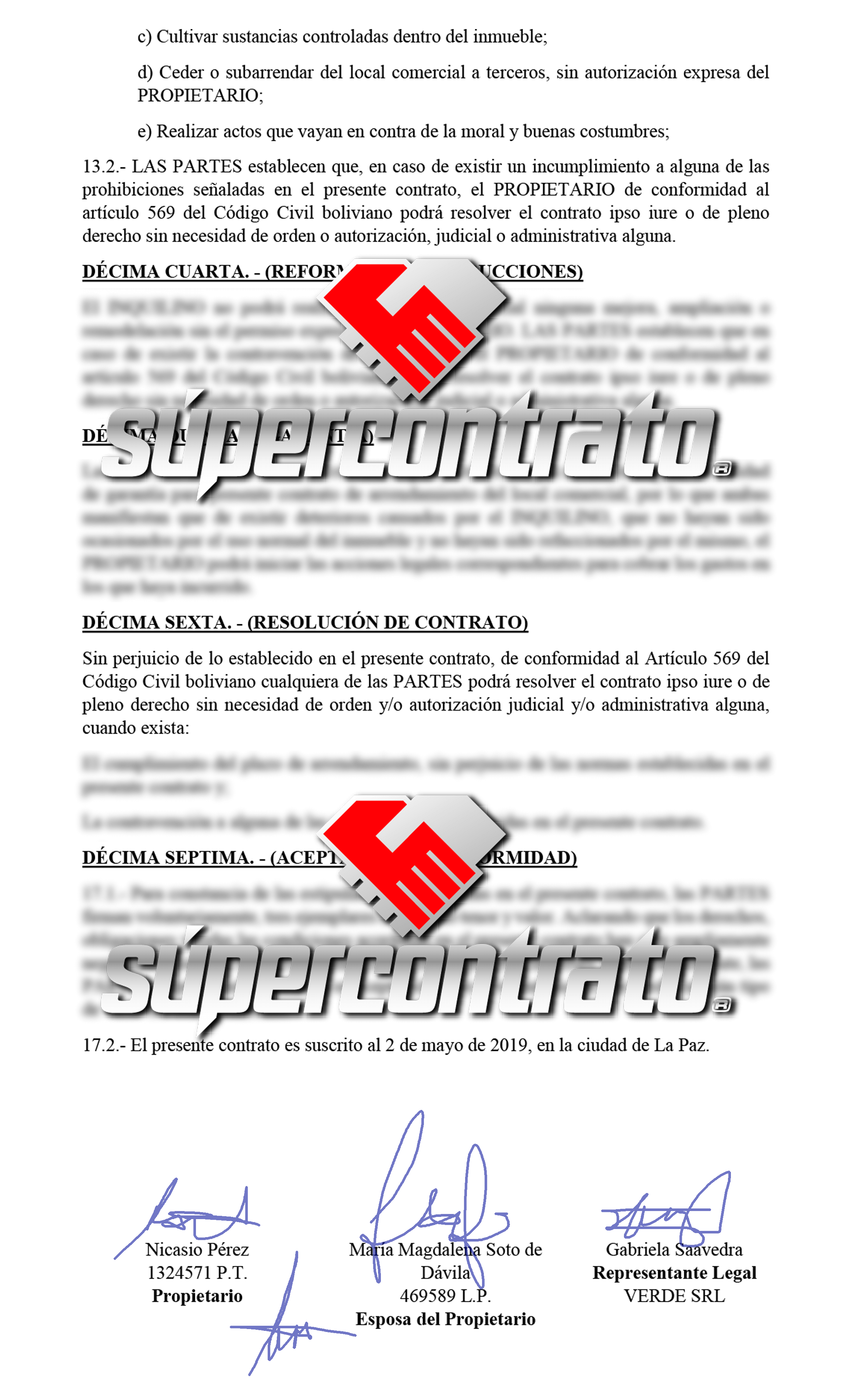 Redacción de contratos para compraventa de vehículos en Bolivia