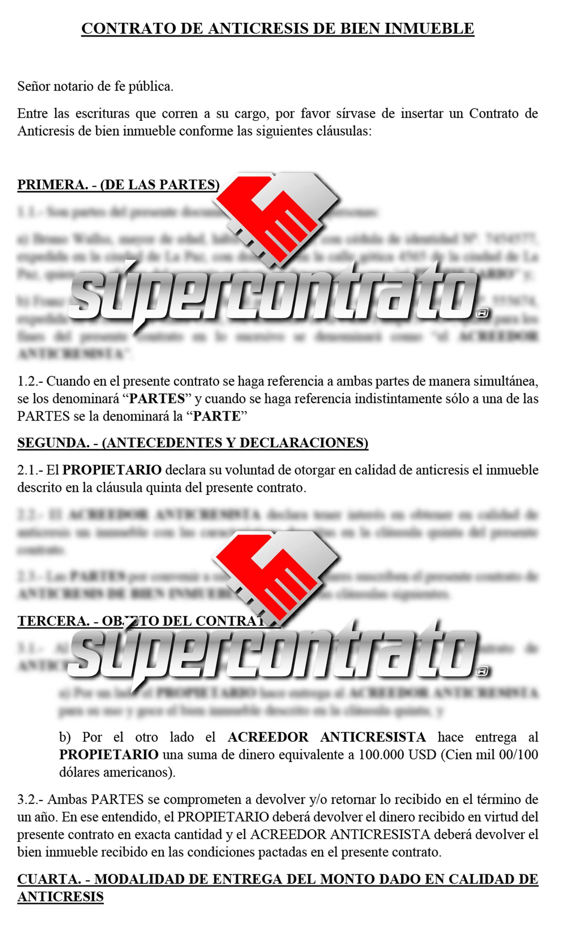 Redacción de contratos para compraventa de vehículos en Bolivia